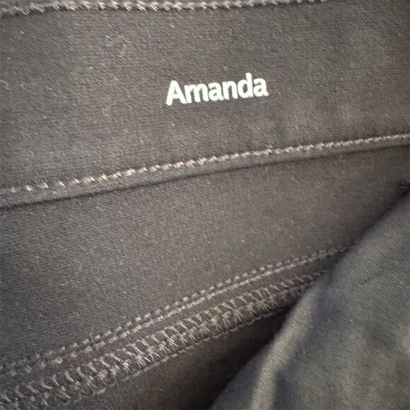 Gloria Vanderbilt All-Around Slimming Amanda Black Pants Size 14 - Picture 5 of 8